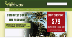 Desktop Screenshot of liferecoverygroups.com